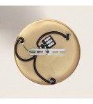 Abruzzo Lampa Wisząca Szklana Czerwona 3xE14 35cm Koloreno ABR-3KOLOK-C