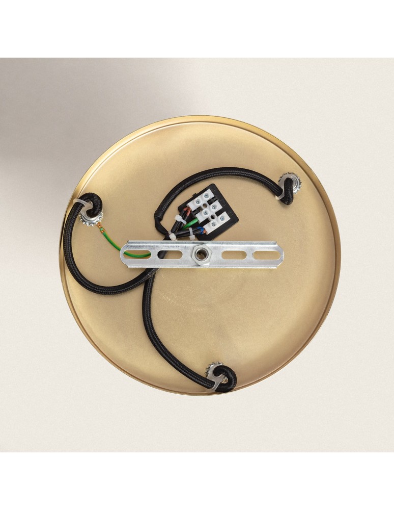 Pendant lamps - Abruzzo Glass Pendant Lamp Green 3xE14 35cm Koloreno ABR-3KOLOK-Z. - product kolory-swiatla.pl 6