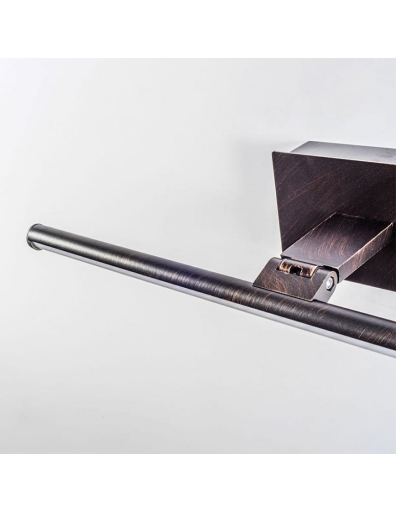 Abruzzo Brązowy Kinkiet nad obraz 2W CRI90 na Baterie 40cm Vinci ABR-OKL2-B