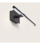 Abruzzo Czarny Kinkiet nad obraz 2W CRI90 na Baterie 40cm Vinci ABR-OKL2-C