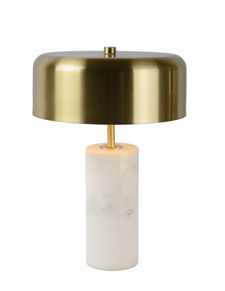 Designer table lamps - Lucide MIRASOL Desk 3xG9 white satin brass 34540/03/31 - product kolory-swiatla.pl 2