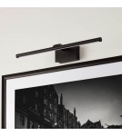 Abruzzo Czarny Kinkiet nad obraz 2W CRI90 na Baterie 40cm Vinci ABR-OKL2-C