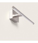 Abruzzo Srebrny Kinkiet nad obraz 2W CRI90 na Baterie 40cm Vinci ABR-OKL2-S