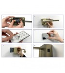 Abruzzo Srebrny Kinkiet nad obraz 2W CRI90 na Baterie 40cm Vinci ABR-OKL2-S