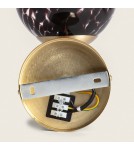 Wall lamps - Abruzzo Gold Wall lamp Black Glass Ball E14 Sphero ABR-SKS-E14 - product 6