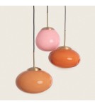 Pendant lamps - Abruzzo Pendant Lamp 3 Glass Red Spheres E14 Sphero ABR-3SKCR - product 4