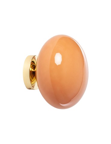 Abruzzo Kinkiet szklany czerwony E14 Sfero ABR-KCRS