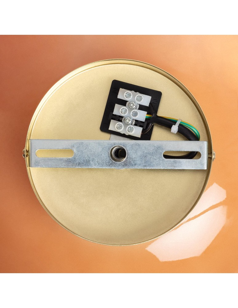 Abruzzo Kinkiet szklany czerwony E14 Sfero ABR-KCRS