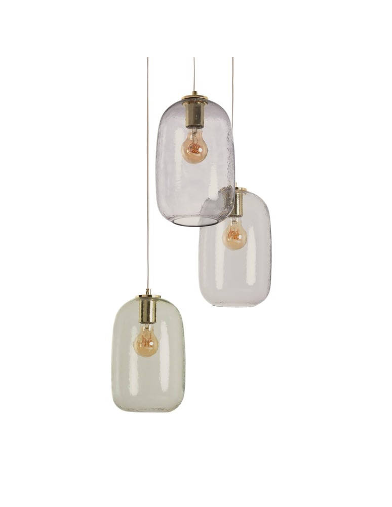 Pendant lamps - Abruzzo Pendant Lamp 3 Glass Tubes E27 Claro ABR-3SKCLA - product kolory-swiatla.pl 1