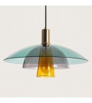 Pendant lamps - Abruzzo Colored Glass Pendant Lamp E27 45cm Koloreno ABR-PATIS - product 7
