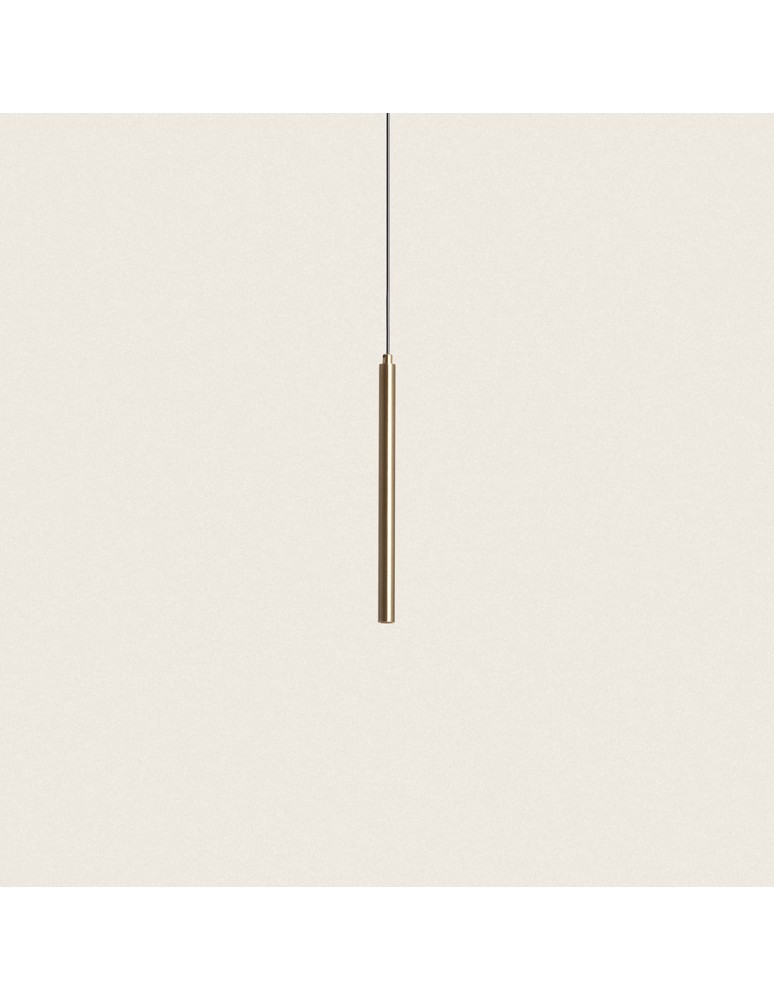 Pendant lamps - Abruzzo Gold 3W 3000K Tube Pendant Lamp Spoti ABR-S2PO-Z - product kolory-swiatla.pl 2