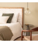 Abruzzo Lampa Wisząca złota szklana kula E27 25cm Kaspi ABR-KASP-E27