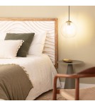 Abruzzo Lampa Wisząca złota szklana kula E27 25cm Kaspi ABR-KASP-E27