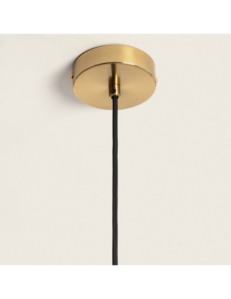 Abruzzo Lampa Wisząca złota szklana kula E27 25cm Kaspi ABR-KASP-E27