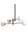 View Abruzzo Modern Pendant Lamp 4xG9 Glass Milky Spheres Horhe ABR-4KLW-Z