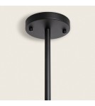 Abruzzo Lampa Wisząca nowoczesna 4xG9 Szklane mleczne kule Horhe ABR-4KLW-Z