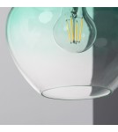 Pendant lamps - Abruzzo Glass Chalice Pendant Lamp E27 BlueSky ABR-BSE27 - product 4