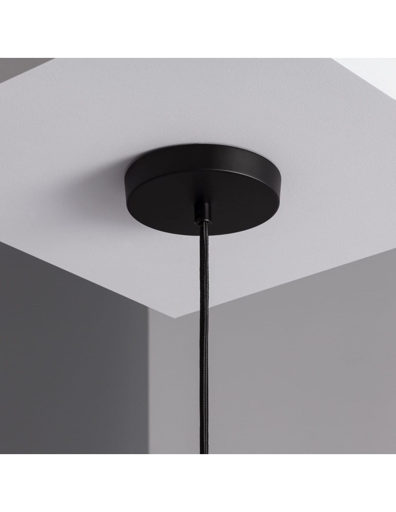 Abruzzo Lampa Wisząca szklana Kielich E27 BlueSky ABR-BSE27