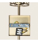 Wall lamps - Abruzzo Wall lamp gold E27 Gambit ABR-GAMBIT - product 8