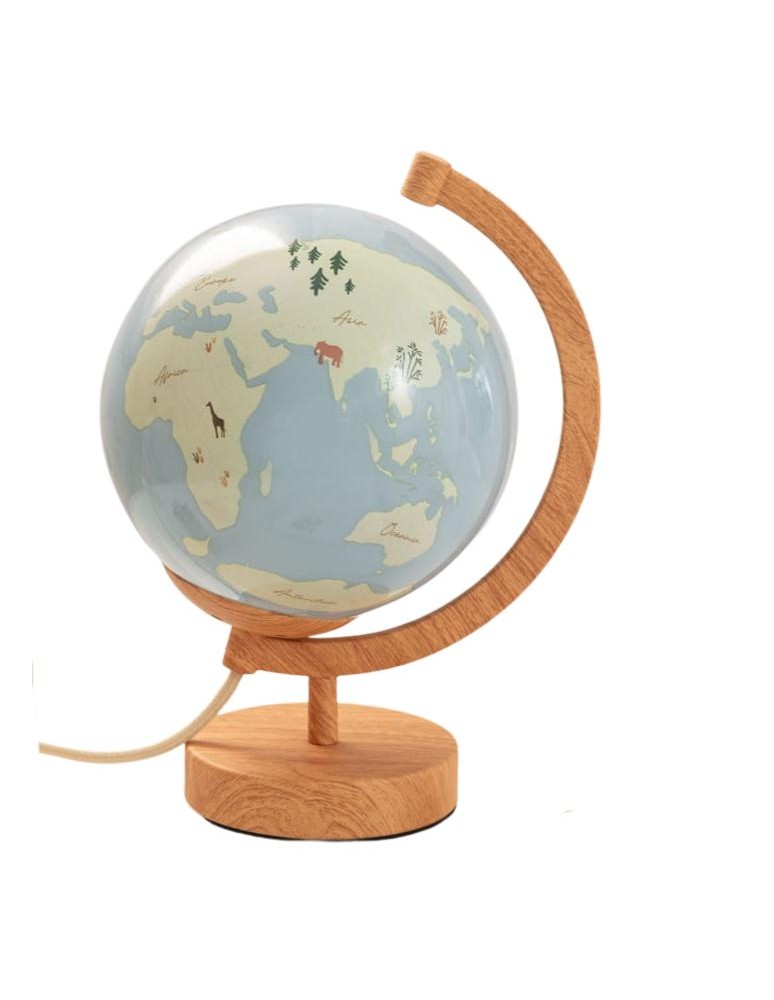 Table lamps - Abruzzo Globus E27 Globi children's table lamp in blue ABR-GLO-B - product kolory-swiatla.pl 1