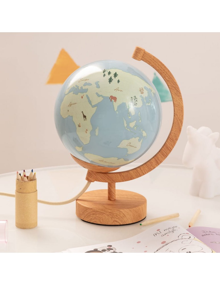 Table lamps - Abruzzo Globus E27 Globi children's table lamp in blue ABR-GLO-B - product kolory-swiatla.pl 3