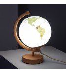 Abruzzo Lampka stołowa dla dzieci Globus E27 Globi w kolorze niebieskim ABR-GLO-B