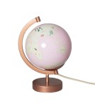 Abruzzo Lampka stołowa dla dzieci Globus E27 Globi w kolorze różowym ABR-GLO-R