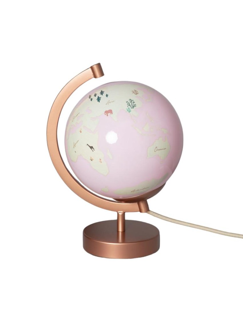 Table lamps - Abruzzo Globus E27 Globi children's table lamp in pink ABR-GLO-R - product kolory-swiatla.pl 1
