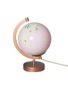 View Abruzzo Globus E27 Globi children's table lamp in pink ABR-GLO-R