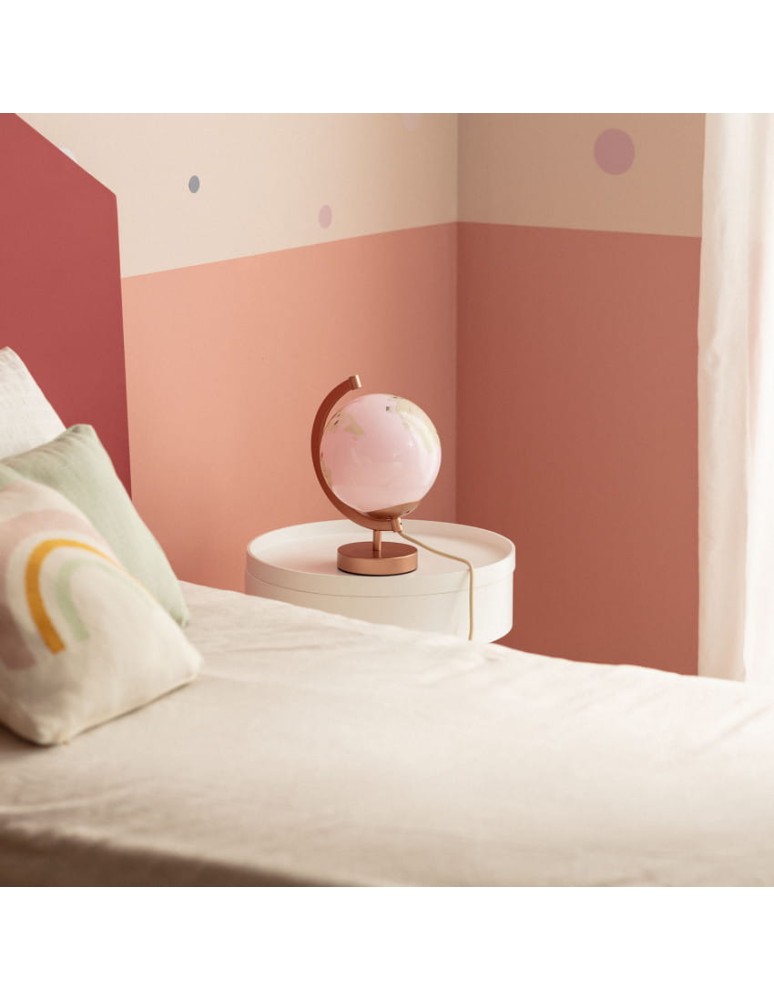 Table lamps - Abruzzo Globus E27 Globi children's table lamp in pink ABR-GLO-R - product kolory-swiatla.pl 3