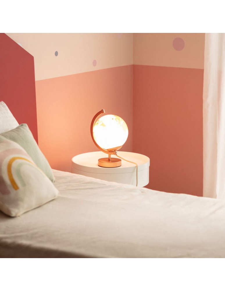 Table lamps - Abruzzo Globus E27 Globi children's table lamp in pink ABR-GLO-R - product kolory-swiatla.pl 4