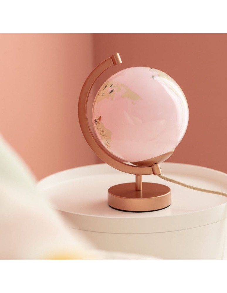 Table lamps - Abruzzo Globus E27 Globi children's table lamp in pink ABR-GLO-R - product kolory-swiatla.pl 5