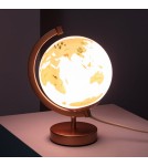 Abruzzo Lampka stołowa dla dzieci Globus E27 Globi w kolorze różowym ABR-GLO-R