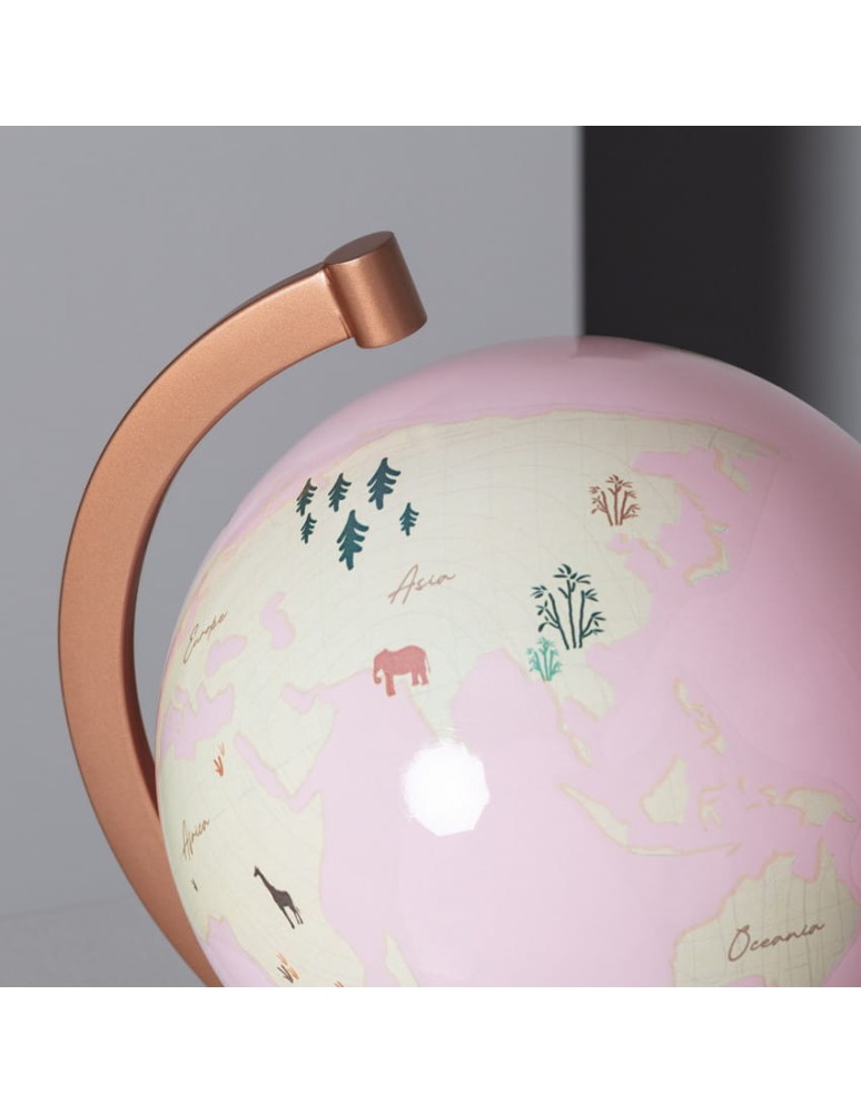 Table lamps - Abruzzo Globus E27 Globi children's table lamp in pink ABR-GLO-R - product kolory-swiatla.pl 7