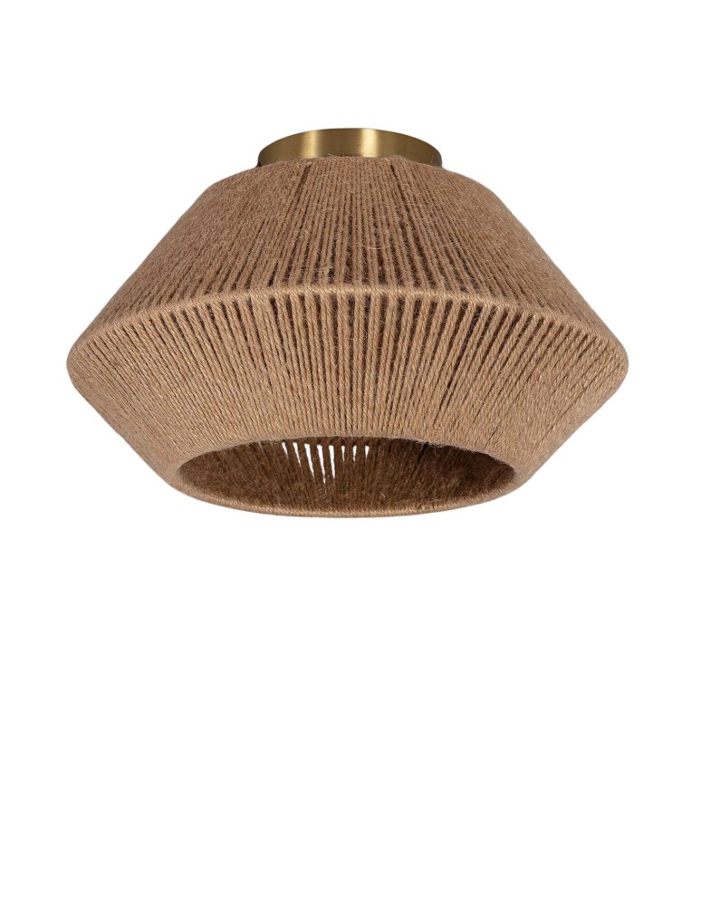 Ceiling lamps - Abruzzo Boho Plafond with braided paper strings E27 35cm Edi ABR-PLEDI - product kolory-swiatla.pl 1