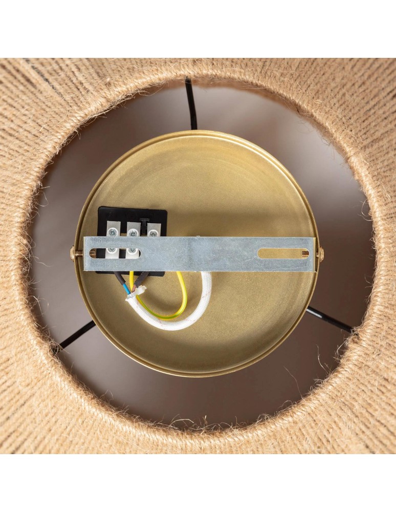 Ceiling lamps - Abruzzo Boho Plafond with braided paper strings E27 35cm Edi ABR-PLEDI - product kolory-swiatla.pl 3