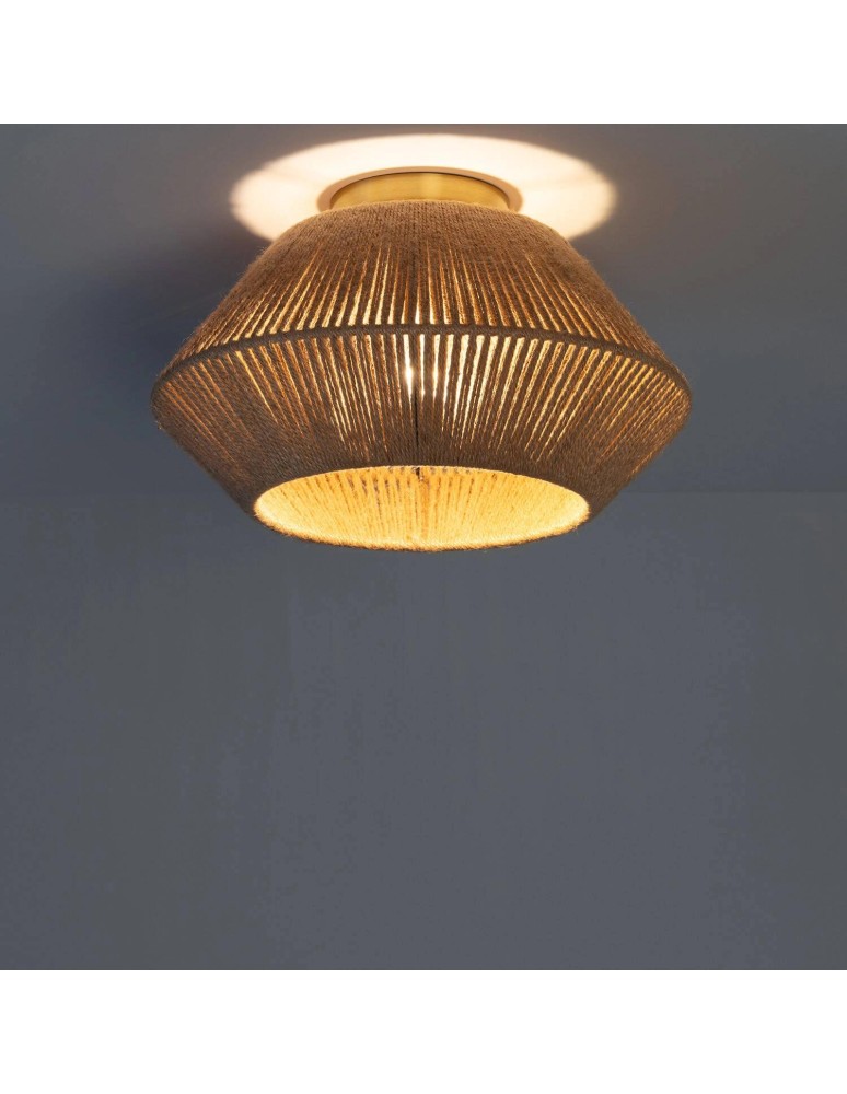 Ceiling lamps - Abruzzo Boho Plafond with braided paper strings E27 35cm Edi ABR-PLEDI - product kolory-swiatla.pl 6