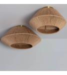 Abruzzo Plafon Boho ze sznurków z plecionego papieru E27 35cm Edi ABR-PLEDI Abruzzo Plafon Boho ze sznurków z plecionego papieru E27 35cm Edi ABR-PLEDI