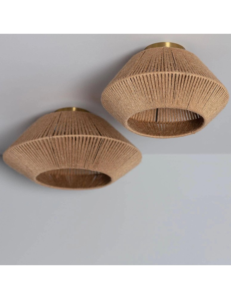 Ceiling lamps - Abruzzo Boho Plafond with braided paper strings E27 35cm Edi ABR-PLEDI - product kolory-swiatla.pl 7