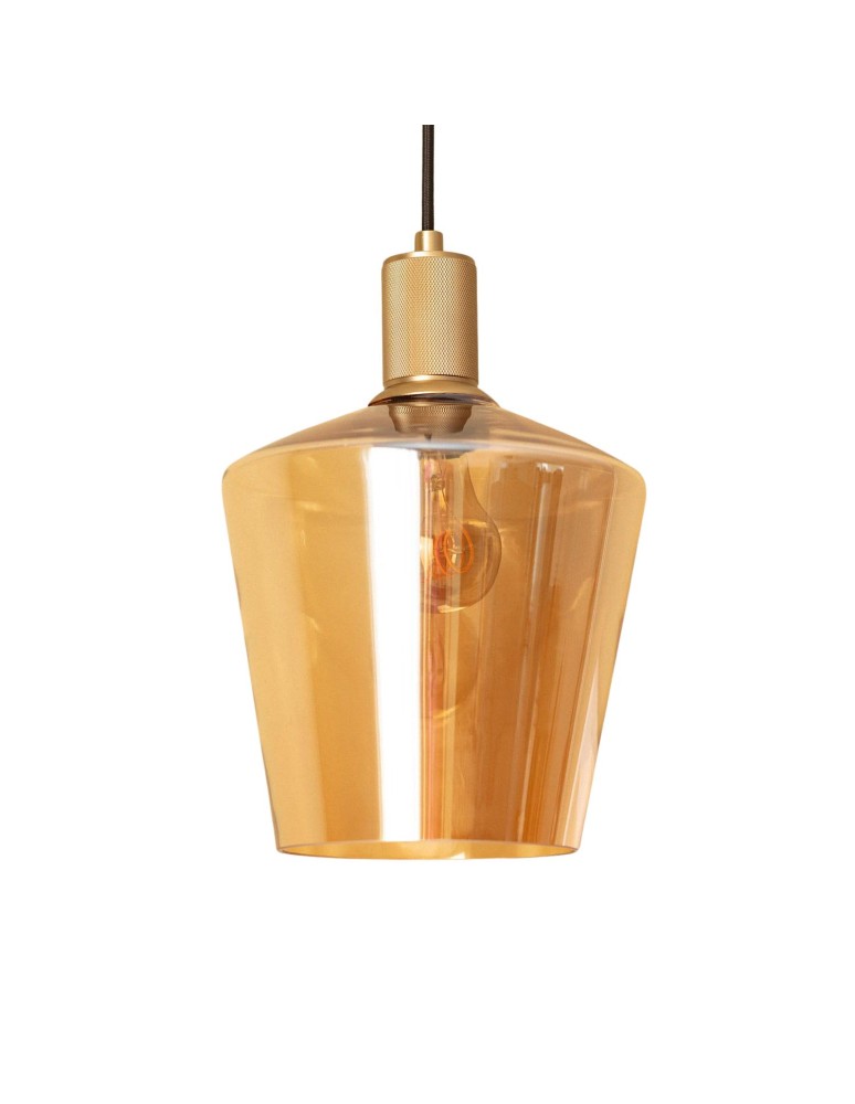 Pendant lamps - Abruzzo Glass Cup Pendant Lamp E27 20cm Ogi ABR-LWOGI - product kolory-swiatla.pl 1