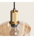 Abruzzo Lampa Wisząca Szklana kielich E27 20cm Ogi ABR-LWOGI