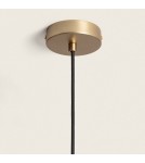 Abruzzo Lampa Wisząca Szklana kielich E27 20cm Ogi ABR-LWOGI