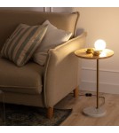 Floor lamps - Abruzzo Floor Lamp wooden table with glass ball G9 Meblo ABR-SLMEBLO-G9 - product 3