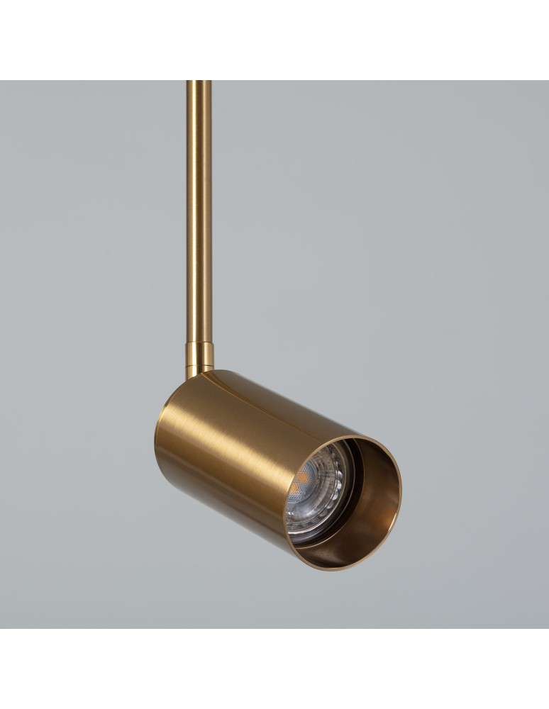Pendant lamps - Abruzzo Gold 80cm GU10 Spot Fin Pendant Lamp ABR-SLFIN-GU10 - product kolory-swiatla.pl 2