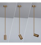Pendant lamps - Abruzzo Gold 80cm GU10 Spot Fin Pendant Lamp ABR-SLFIN-GU10 - product 5