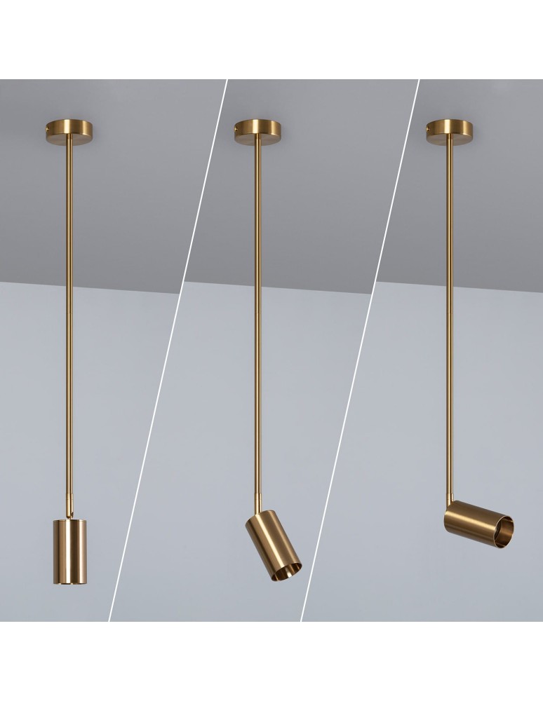Pendant lamps - Abruzzo Gold 80cm GU10 Spot Fin Pendant Lamp ABR-SLFIN-GU10 - product kolory-swiatla.pl 5