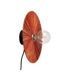 Abruzzo Kinkiet Boho Brąz 35cm E27 Talerz Kinto ABR-KBTK-B