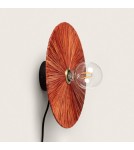 Wall lamps - Abruzzo Wall lamp Boho Brown 35cm E27 plate Kinto ABR-KBTK-B - product 2
