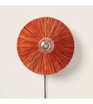 Abruzzo Kinkiet Boho Brąz 35cm E27 Talerz Kinto ABR-KBTK-B