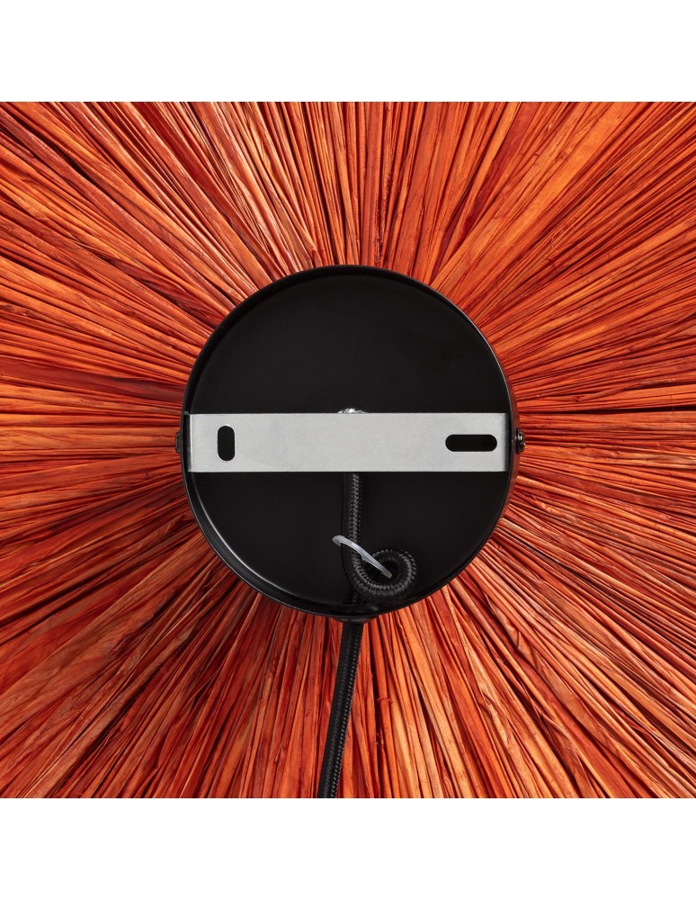 Abruzzo Kinkiet Boho Brąz 35cm E27 Talerz Kinto ABR-KBTK-B